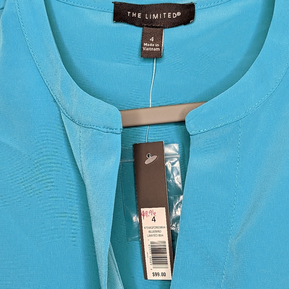 The limited blue sheath dress size 4 NWT - Picture 8 of 9